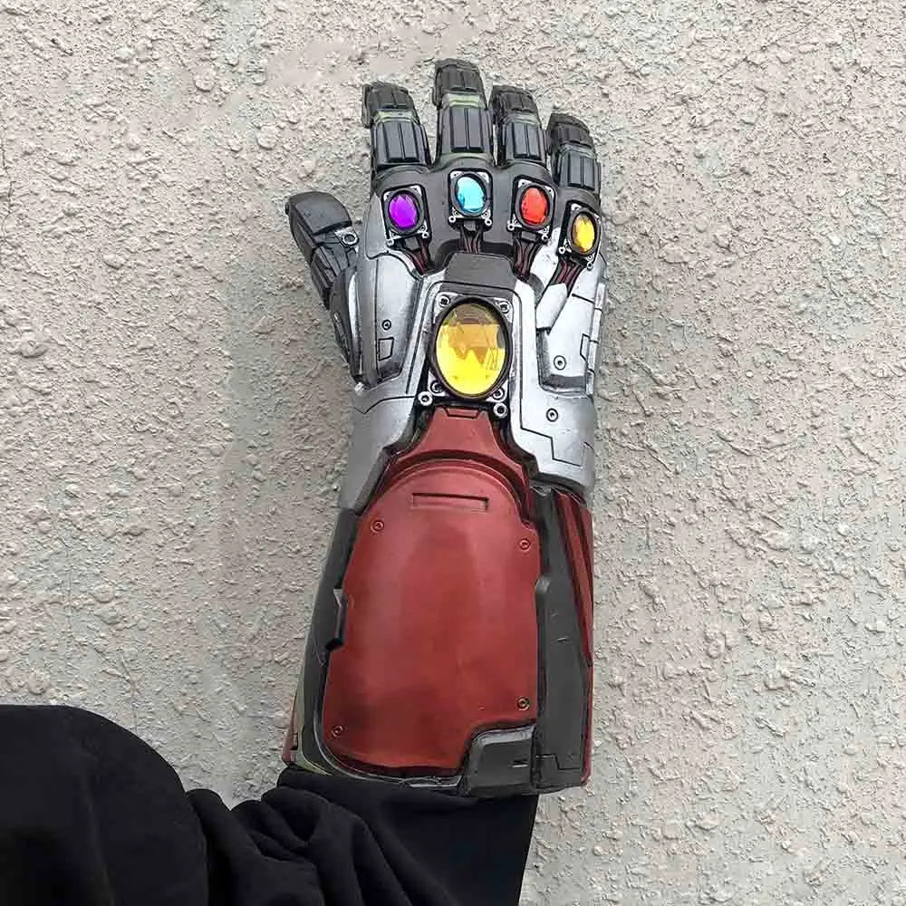 Iron Man Gauntlet Танос Бесконечность рукавицы косплей Мстители эндгейм Железный человек рукавица Мстители оружие Тони Старк костюм-Броня Аксессуары Реквизит - Цвет: Iron Man Gauntlet