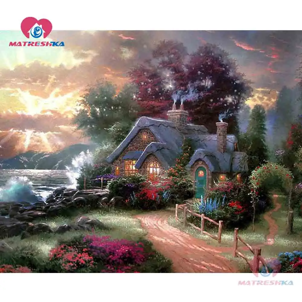 010 diamond painting nature diamond mosaic diamond painting full square embroidery with diamonds paintings from crystals rhinestones - Цвет: 010
