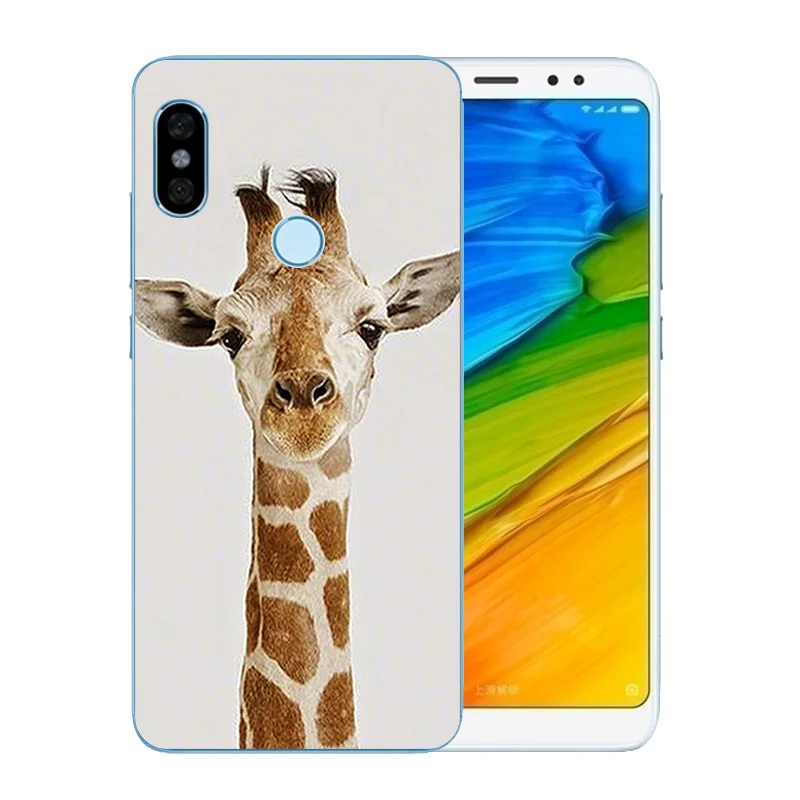 Case For Xiaomi Redmi Note 5 Pro Cover Grimace Pattern Cases Transparent |