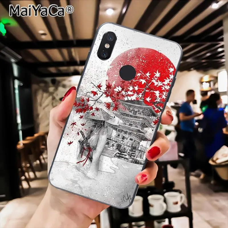 A7 MaiYaCa японский самурайский ниндзя на заказ фото мягкий чехол для телефона Xiaomi Redmi4X 6A S2 Go Redmi 5 5Plus Note4 Note5 7 Note6Pro - Цвет: A7