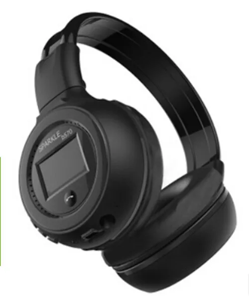 Bluetooth гарнитура Zealot B570 с FM радио и светодиодными индикаторами|headband headset|wireless