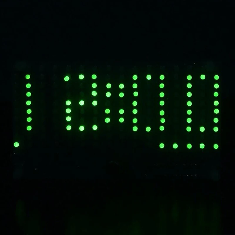 160 шт. Led DIY FFT1625 цифровые часы музыкальный спектр электронный комплект с температурным дисплеем с корпусом 5 цветов