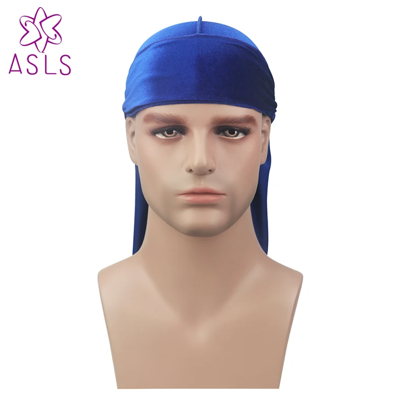 Премиум S Durag 360 540720 волн Экстра длинный хвост и широкие ремни для мужчин Du