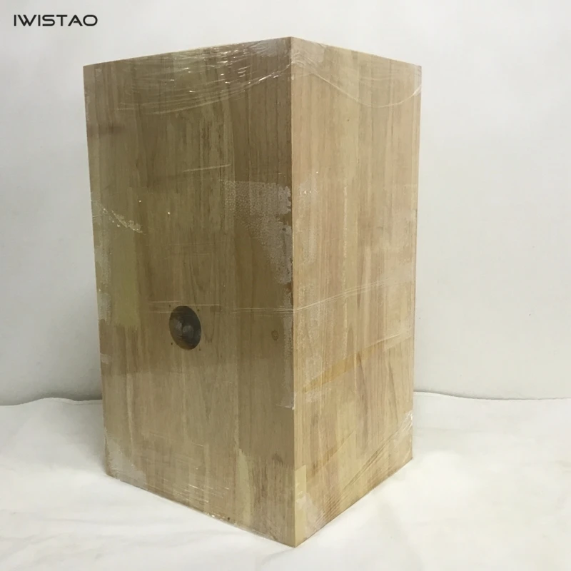 IWISTAO HIFI 6,5 дюйма полный спектр динамик пустой шкаф 1 пара дубового дерева перевернутый для лампового усилителя аудио DIY