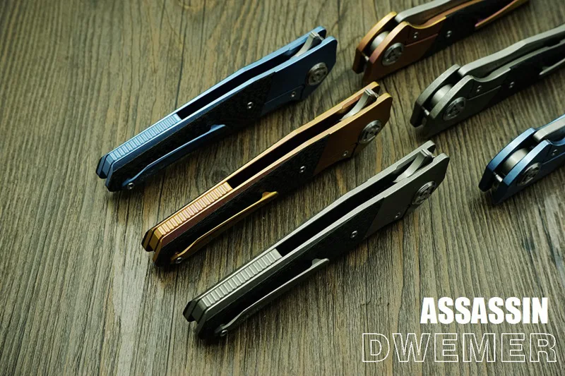 Maxace Dwemer ASSASSIN Складной Нож EDC карманный нож M390 лезвие точки падения