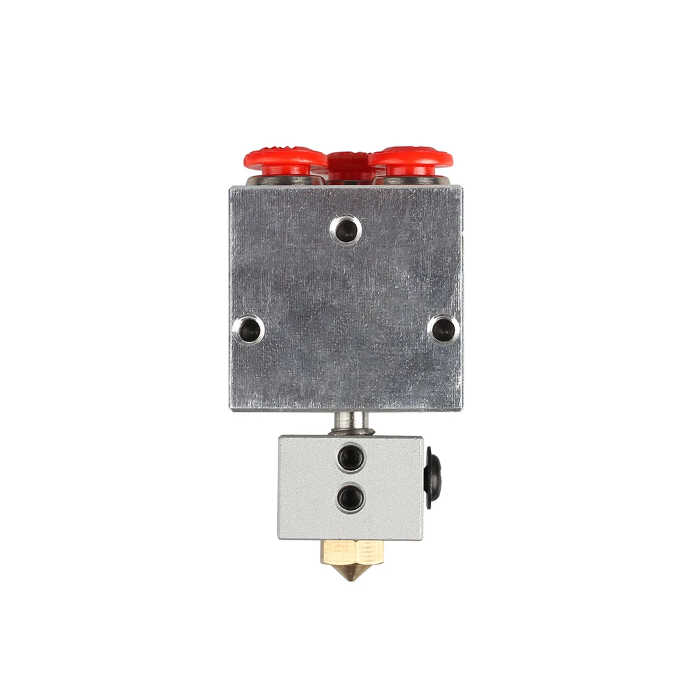 XCR3D части принтера hotend XCR WS-V1 с водяным охлаждением одноцветная печатающая головка с силиконовым Комплект носков экструдер 1,75/0,4 мм сопло