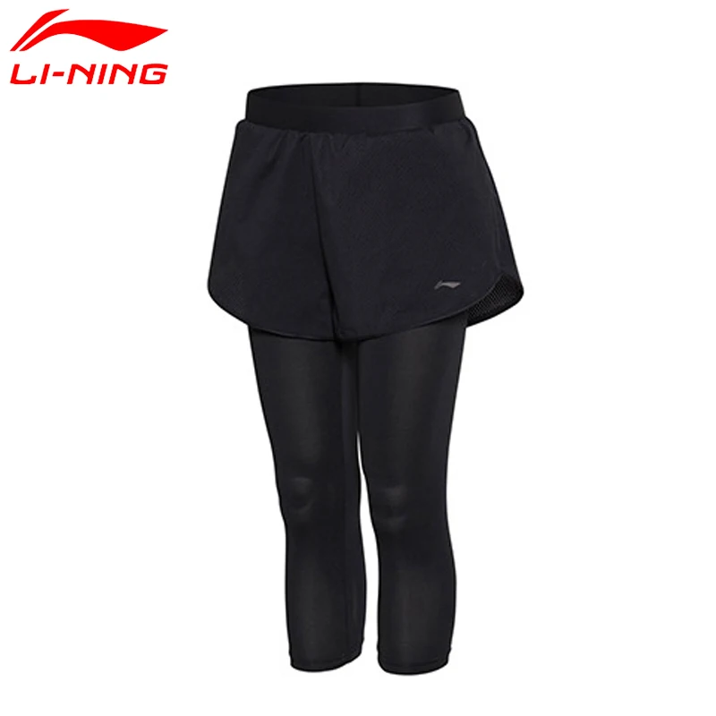 Новинка Женская Профессиональная Серия Li Ning бадминтон спортивные брюки