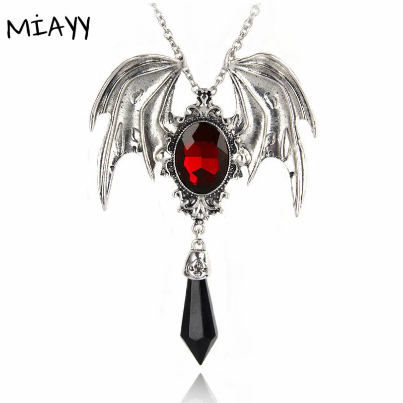 Горячая Распродажа Новое поступление готическое ожерелье на Хэллоуин Красный