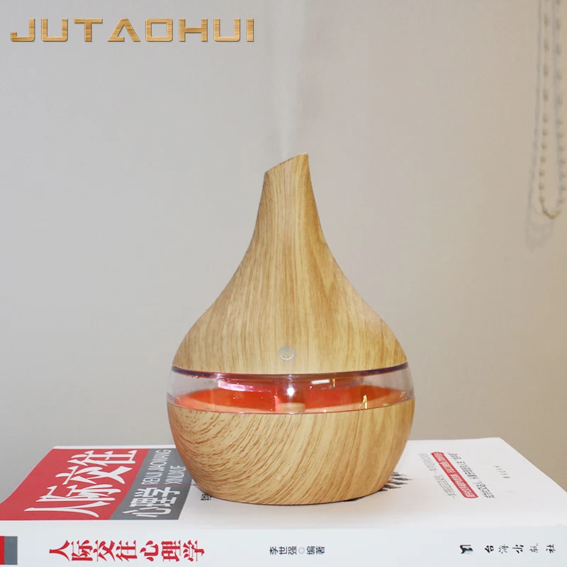 Мини usb увлажнитель воздуха дерево зерно арома диффузный стол украшение эфирное