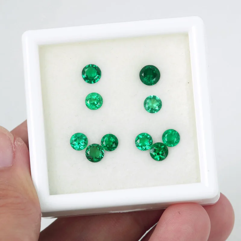 Необычный драгоценный камень CSJ Lab круглый вырез для кольца ювелирные