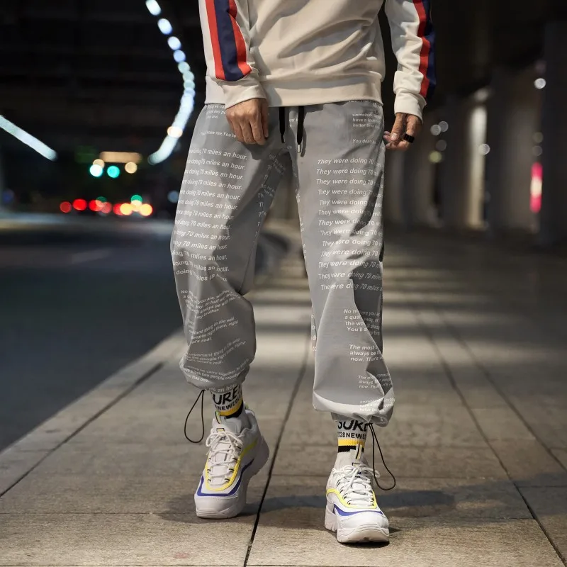 Мужские брюки-карго с буквенным принтом 3d принт английский стиль мужские