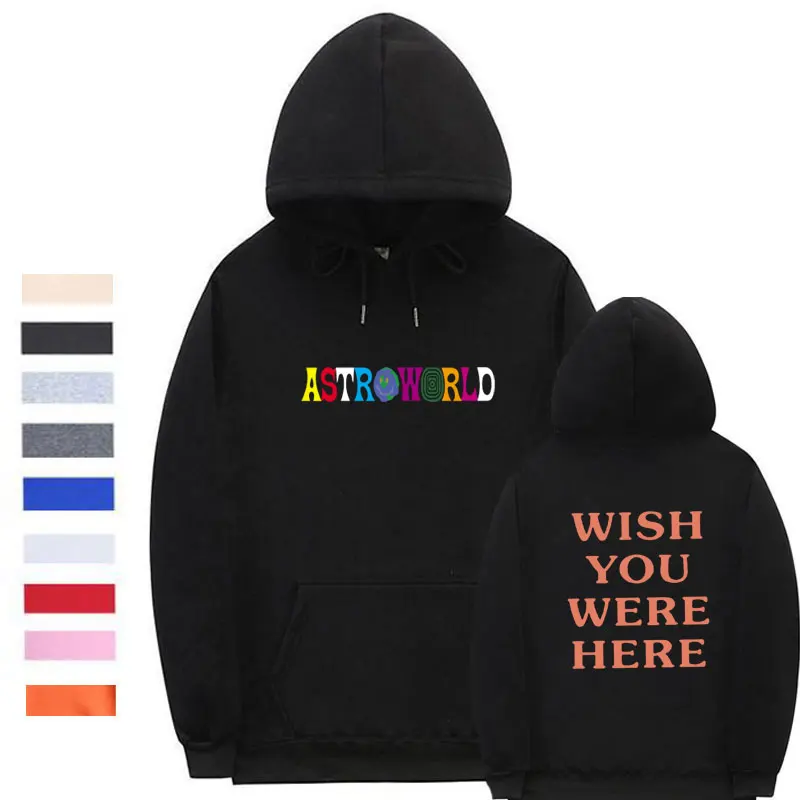 Black XMS153 Уличная одежда, несколько стилей, Astroworld, толстовка с капюшоном, мужская и женская мода, с буквенным принтом, толстовки, пуловер - Цвет: Black XMS153