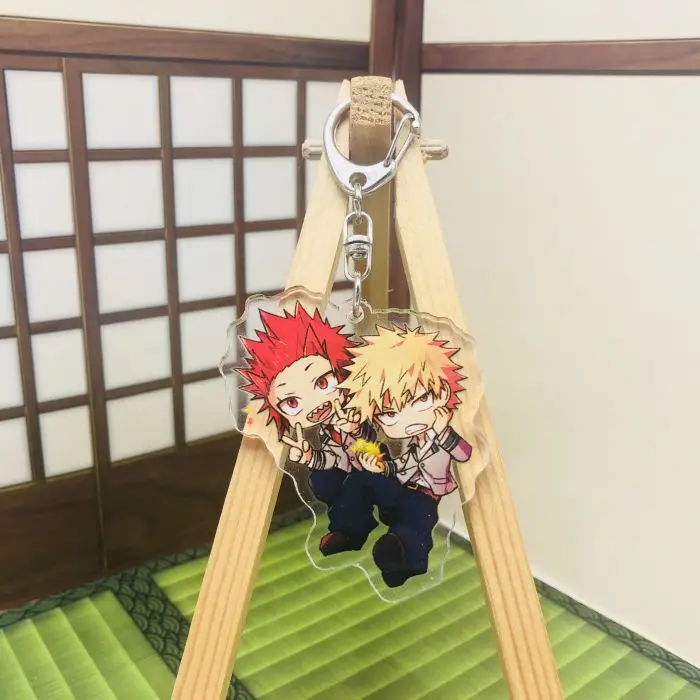 My Hero Academy Японские Аниме фигурки бакуго кацуки OCHACO URARAKA Todoroki акриловые подвески для мобильного телефона/брелок/ремешок D321
