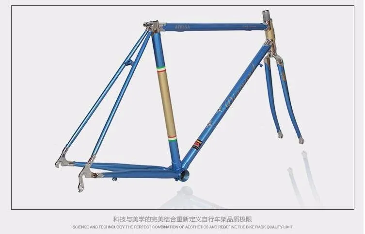 Reynolds 525 хромированная молибденовая стальная рама 700C велосипедные гонки на дорогах рама в рамке Настройка рамы велосипеда