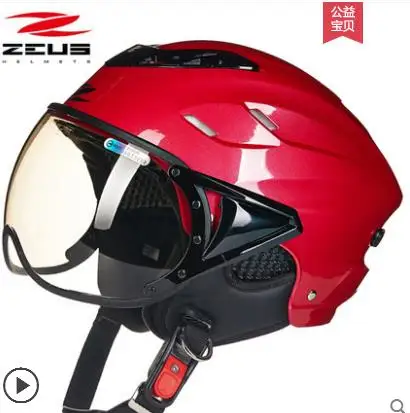 red Супер светильник ZUES мотоциклетный шлем Capacete Da Motocicleta Cascos для мужчин и женщин мотоциклетный летний мотоциклетный шлем - Цвет: red