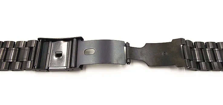 Новый товар 1 шт. высококачественный ремешок для часов 24 мм из нержавеющей стали