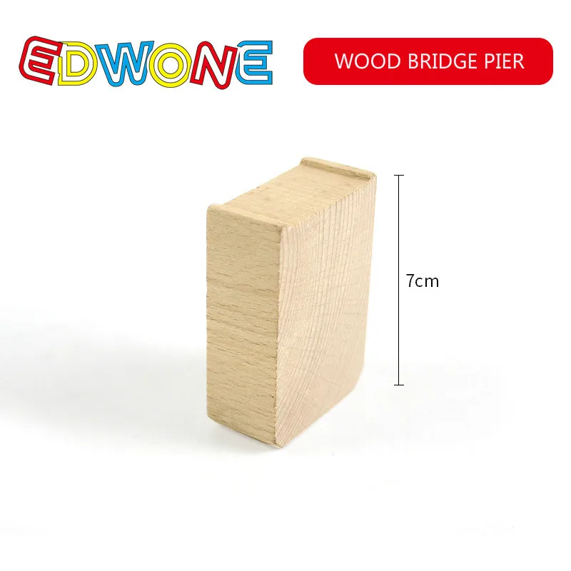 WOOD BRIDGE PIER EDWONE Томас деревянный поезд трек железнодорожные аксессуары все виды деревянных дорожек разнообразие Томас компонент обучающие игрушки - Цвет: WOOD BRIDGE PIER