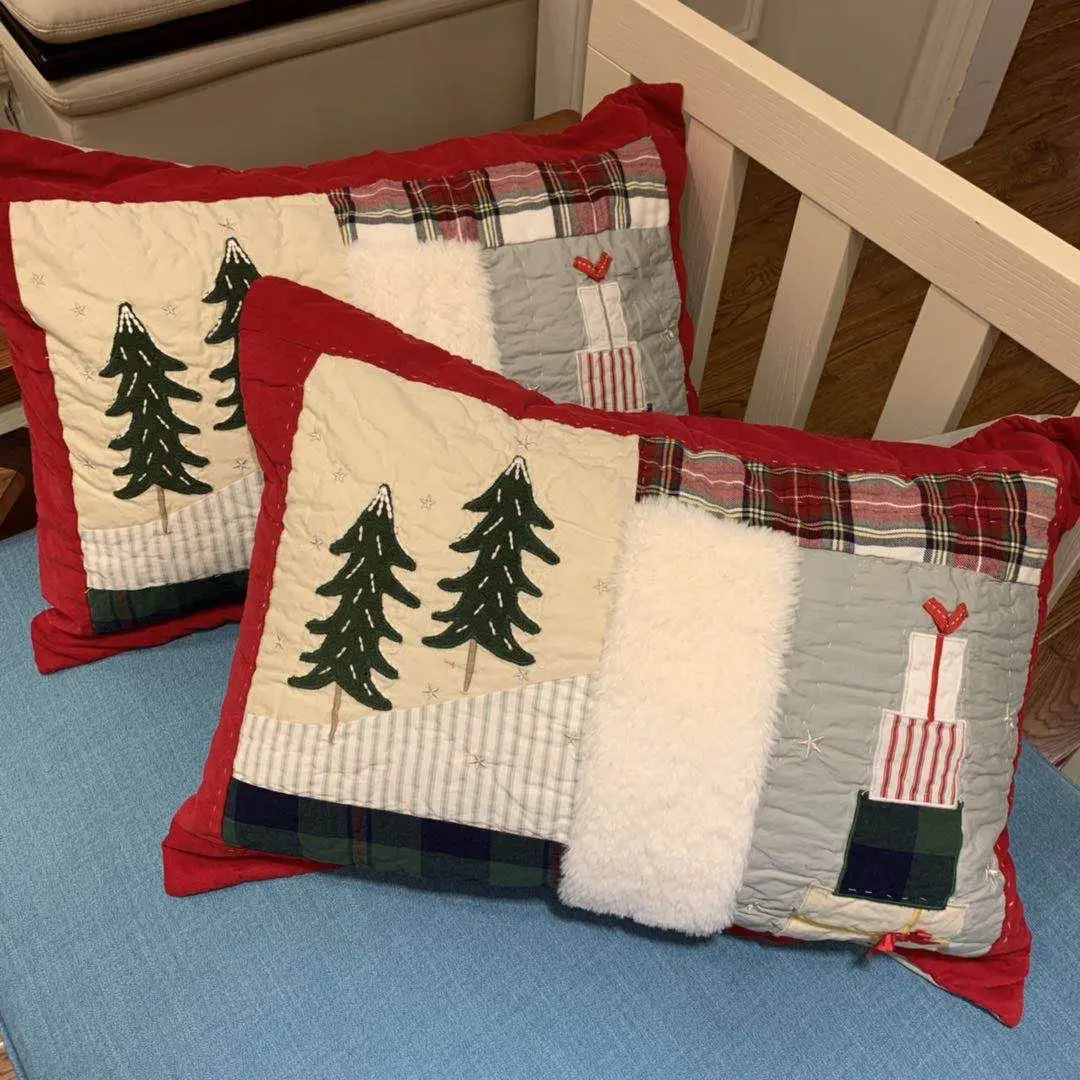 Новинка! Стандартная Наволочка для взрослых стеганая наволочка ручной работы с