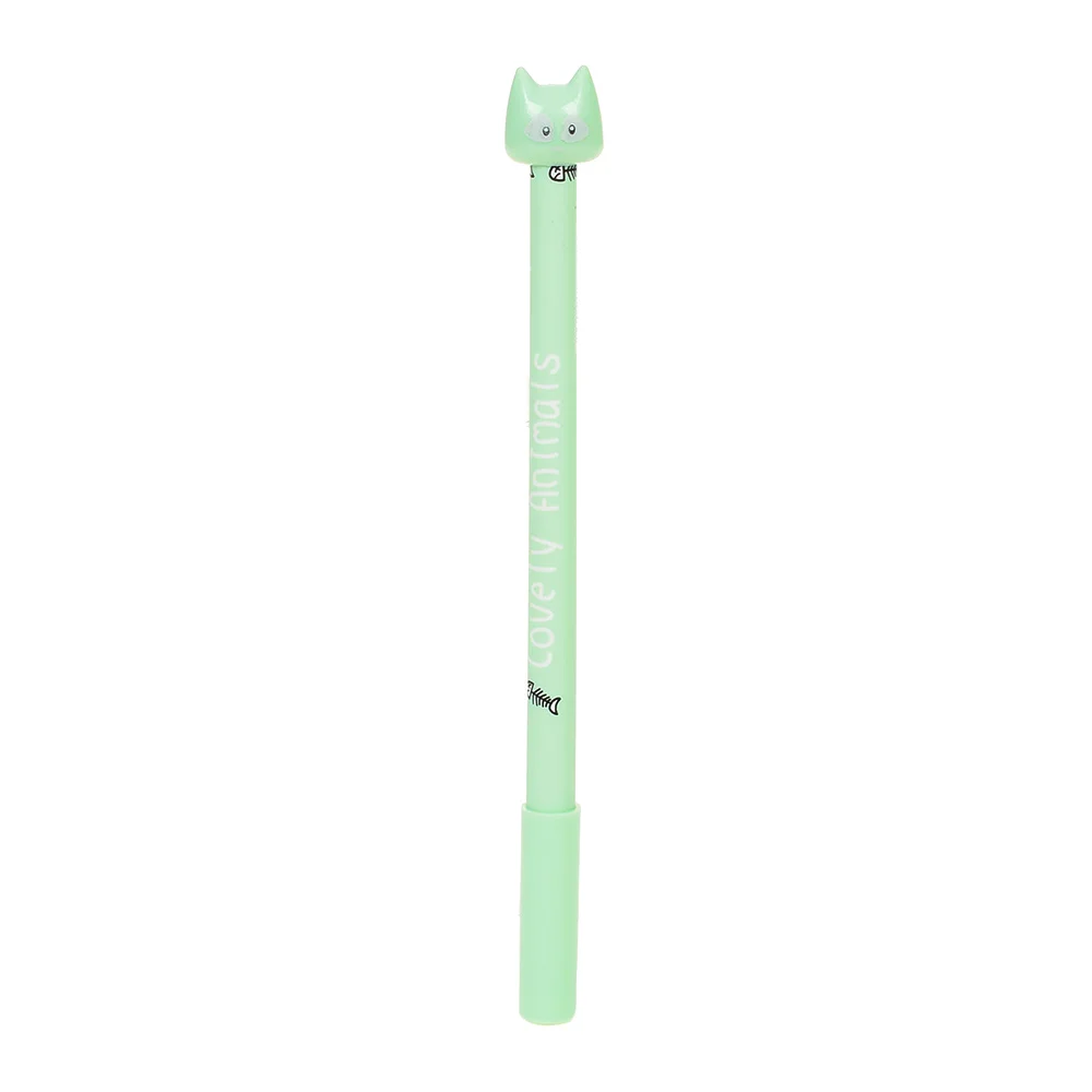 

1pcs 0.5mm Kawaii Cute Korean stationery Plastic ink gel pen creativity Cat neutral pens school office supplies for writing