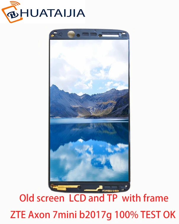 5,2 дюймовый AMOLED ЖК-дисплей с сенсорным экраном для zte Axon 7 mini b2017g b2017 тест OK digiziter