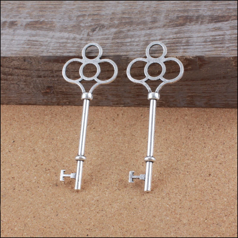 5 шт/лот горячая Распродажа высококачественный Античный Серебряный Шарм