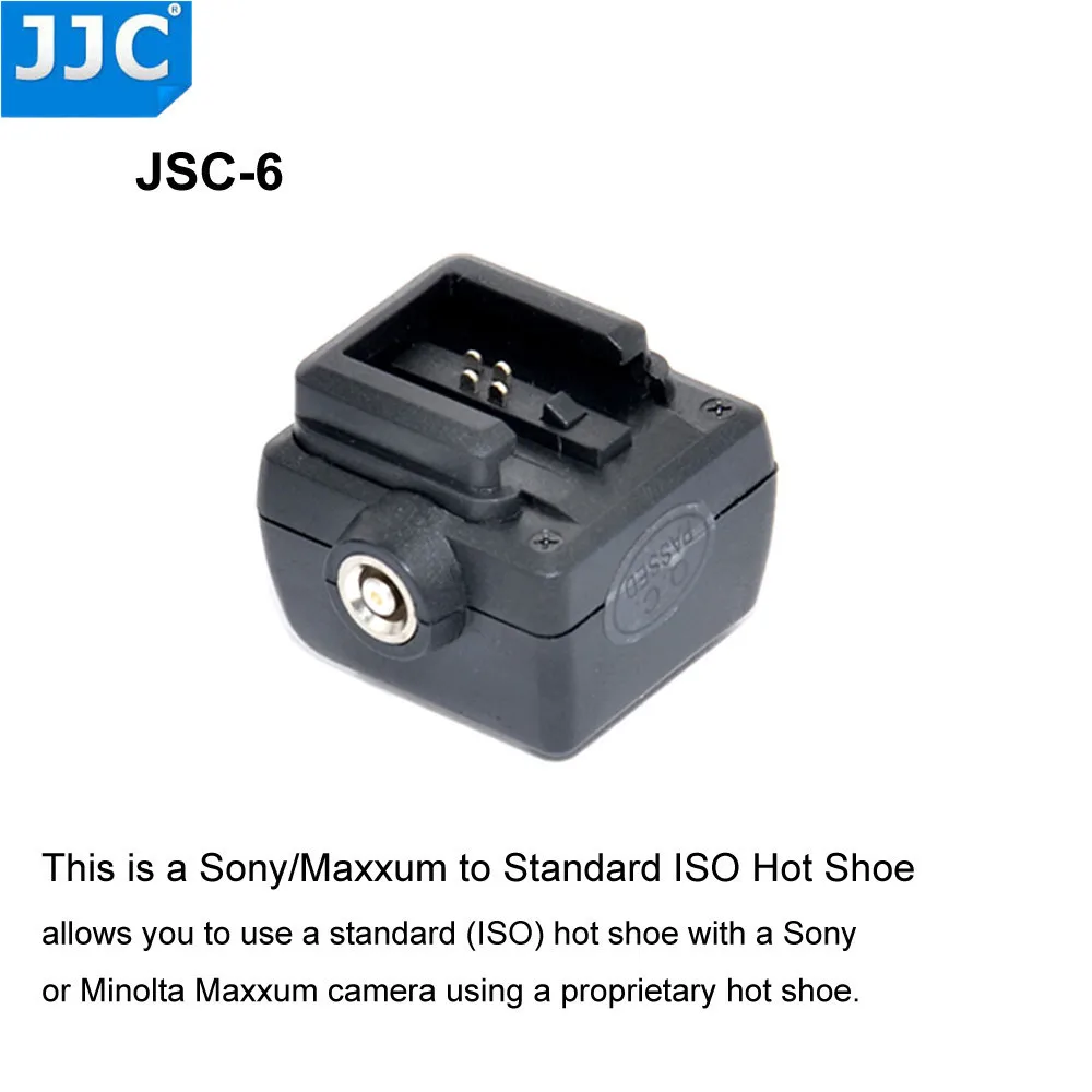 Адаптер горячего башмака для камеры JJC вспышек Sony/Maxxum со штепсельной вилкой