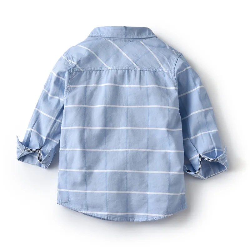 Вязанная блузка с воротником для маленьких мальчиков новинка 2019 года рубашки