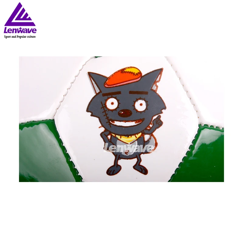 Лидер продаж мини футбол мяч размеры 2 Plesant козы и большой волк футбольный из ПВХ