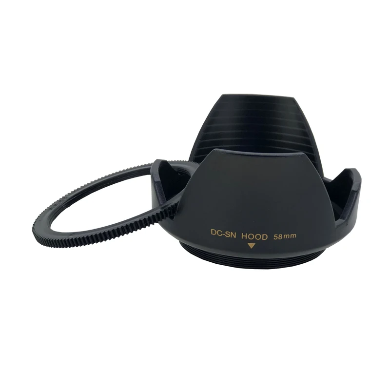 DC-SN 49 52 55 58 62 67 72 77 мм бленда объектива камеры форма цветка лотоса тип винт крепление для canon nikon sony SLR объектив камеры
