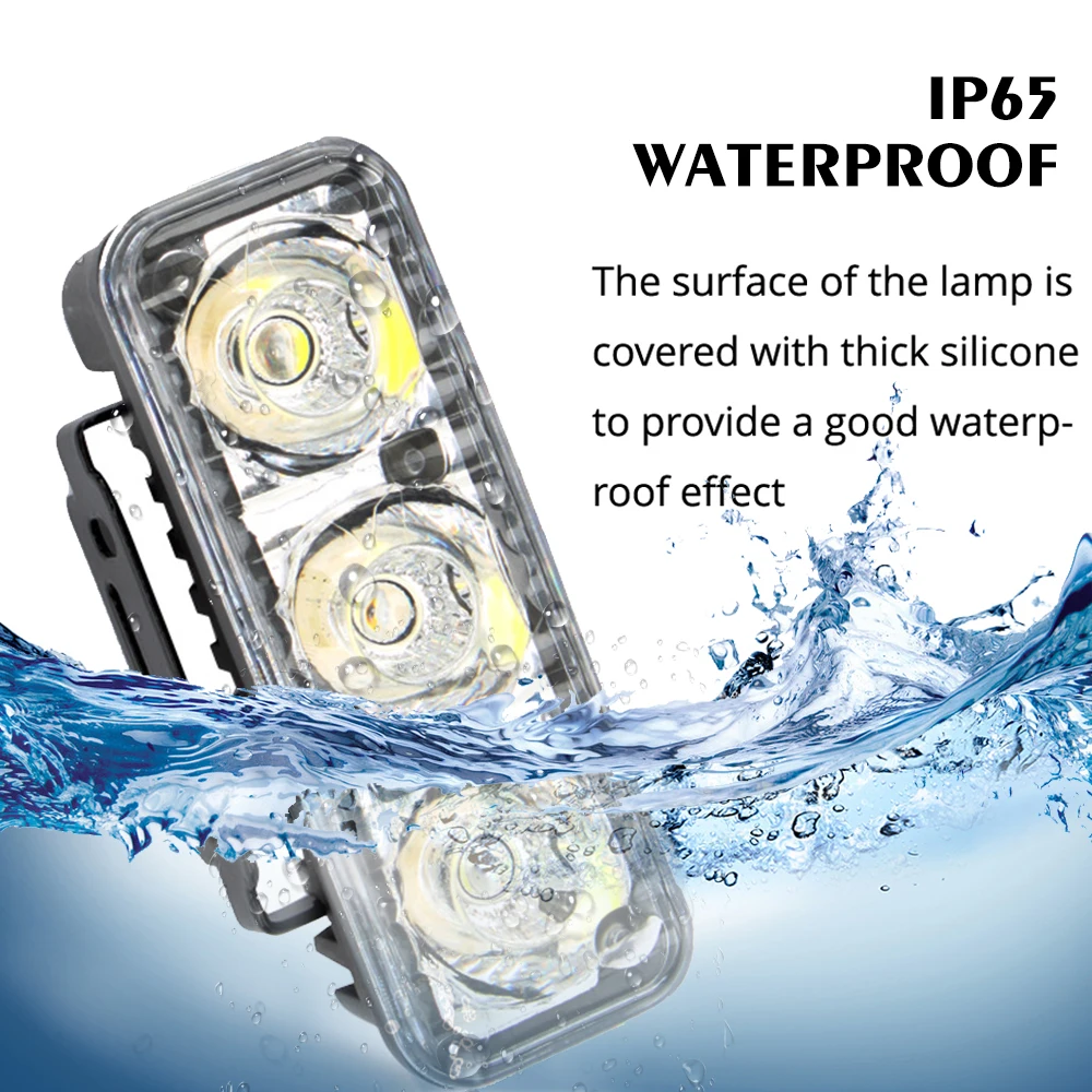 Водонепроницаемая автомобильная лампа высокой мощности DRL Противотуманные