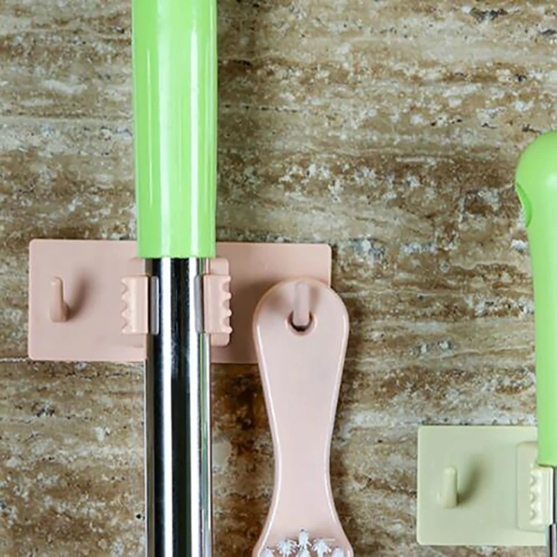 Пробивной Бесплатный тесто Швабра настенная крюк для швабры ванная комната