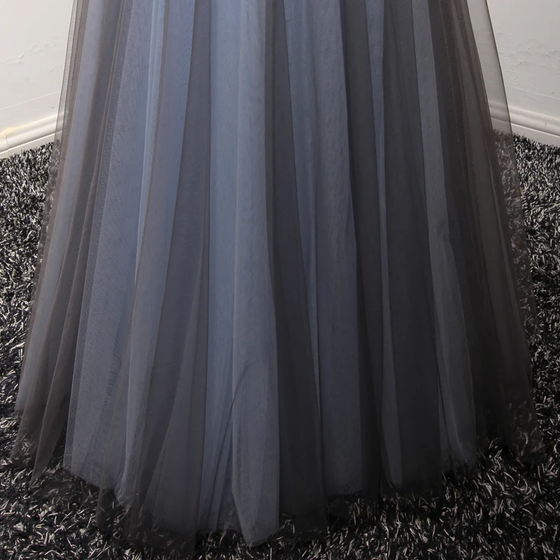 Женское вечернее платье с открытыми плечами кружевное контрастных цветов 3D