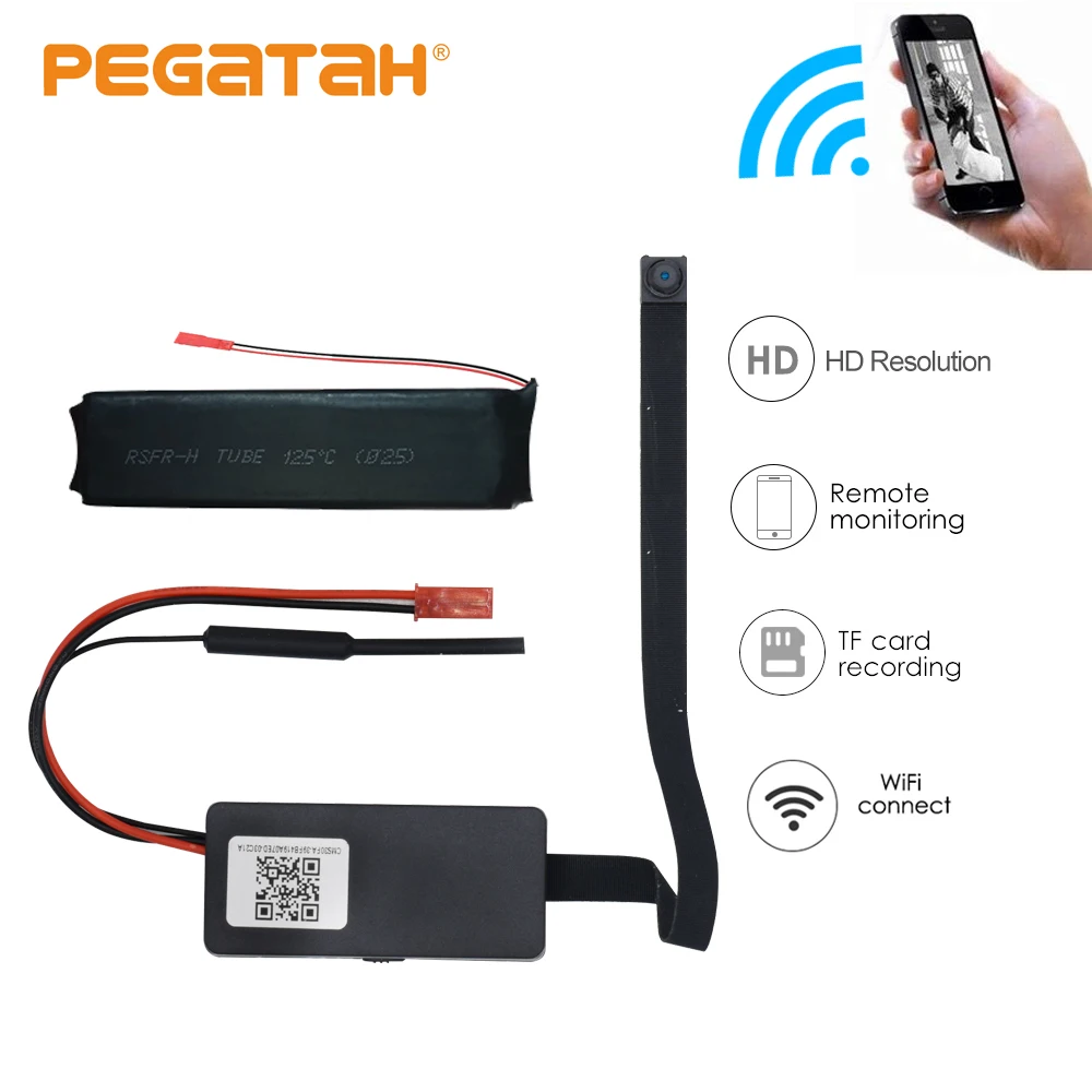HD1080P мини Wifi камера батарея wifi видео звук Запись удаленный детектор движения
