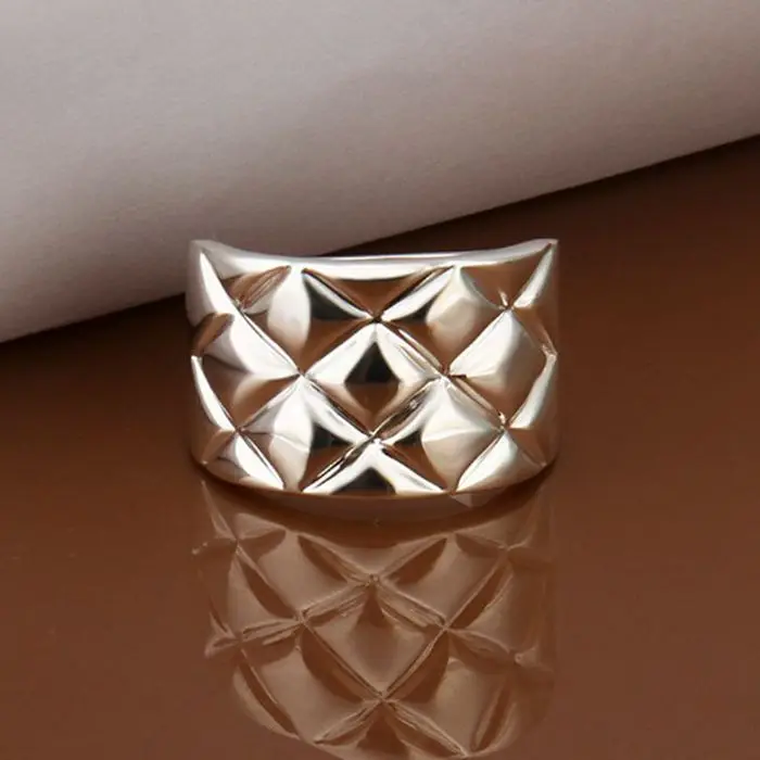 Бесплатная доставка 925 ювелирные изделия посеребренные кольца высокое качество