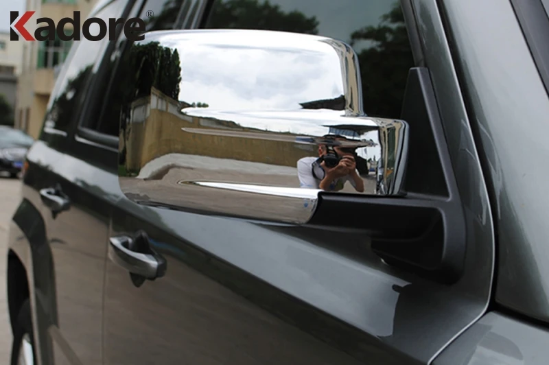 Для Jeep Patriot 2007-2011 2012 2013 ABS Chrome Боковая дверь Зеркало заднего вида крышки отделка автомобильные аксессуары