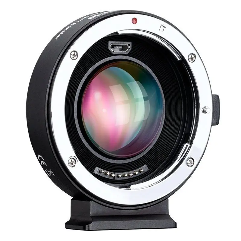 Адаптер для объектива Commlite адаптер EF/CM-AEF-MFT M4/3 камеры Panasonic GH3 GH4 GH5 GX7 GF5 GF6 GM Olympus PL5 PL6
