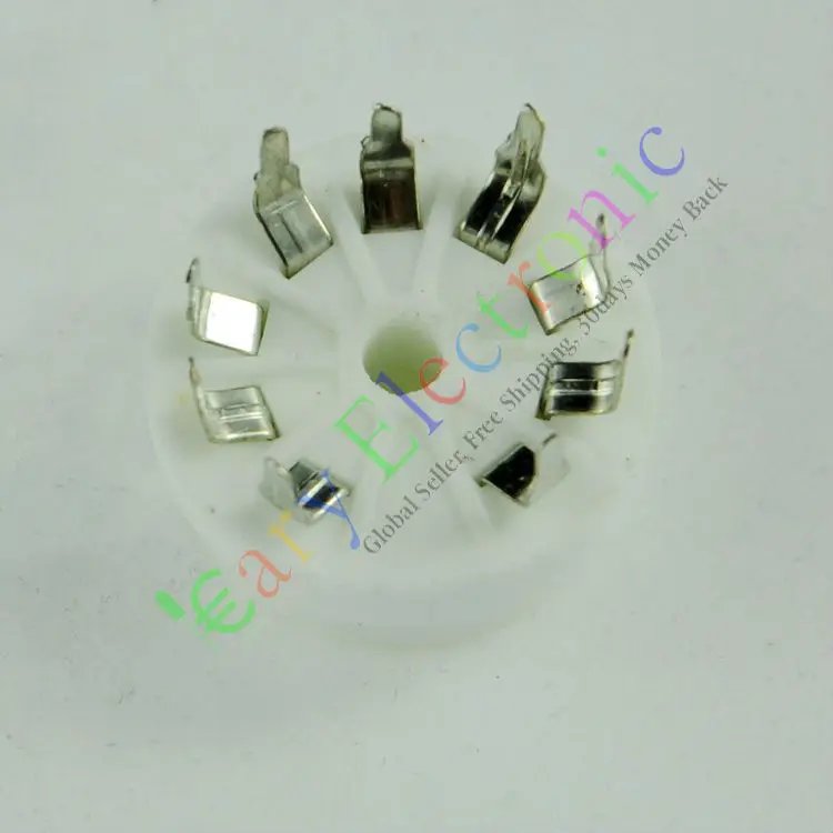 Опт и розница 8 шт 9PIN PCB керамика вакуумная трубка SOCKET SAVER для 12AU7 12AX7B ECC83 6D58 радио