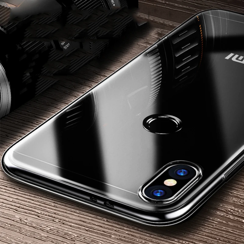 Высококачественный ТПУ чехол для Xiaomi Redmi Note 5 Pro прозрачный мягкий силиконовый