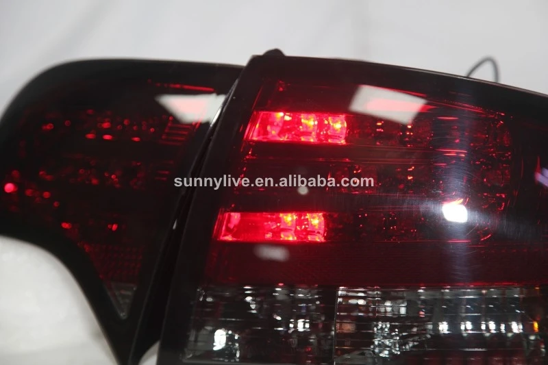 Для Audi A4 B7 светодиодный задний фонарь t A4 задний фонарь 2005-2008 год темно красный SN