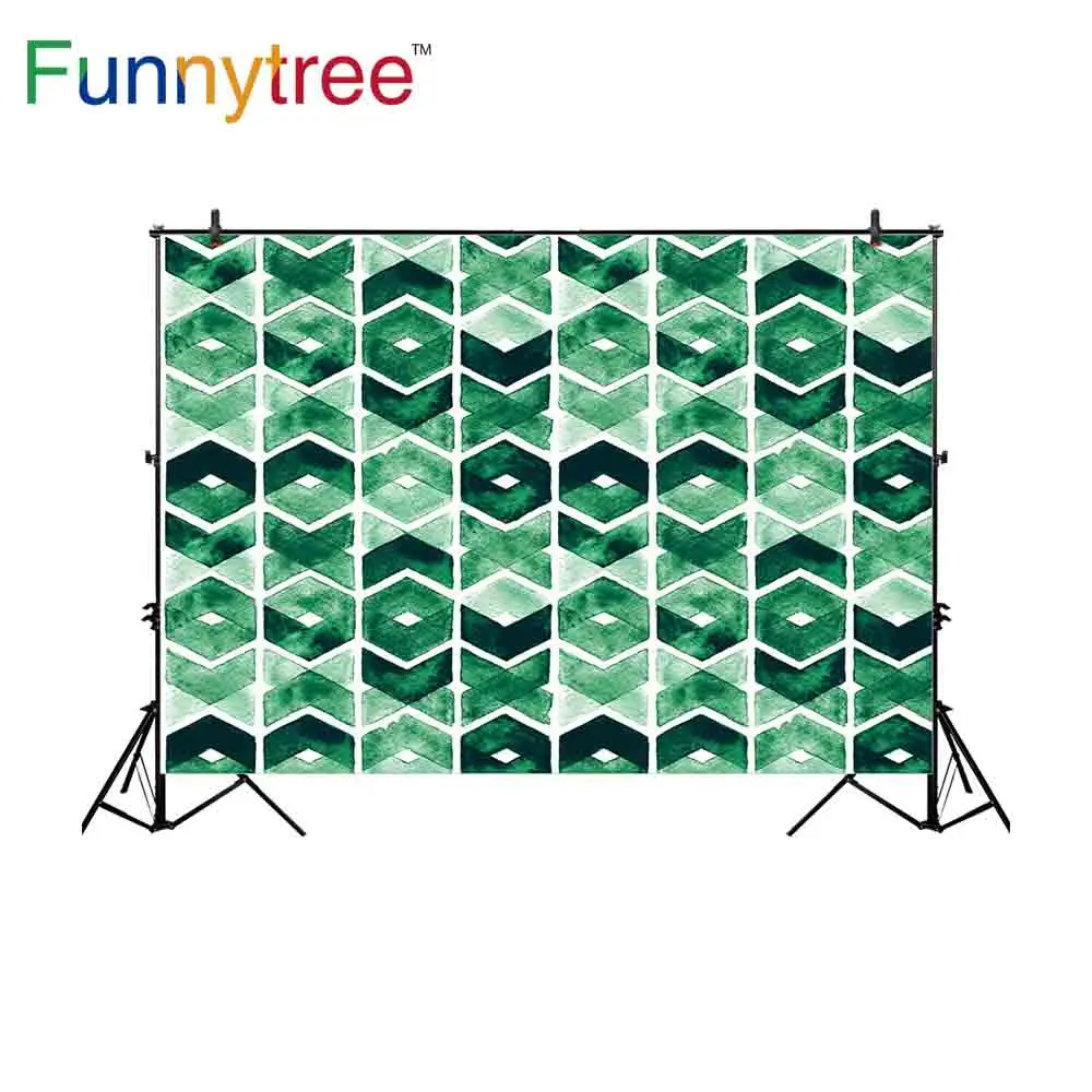 Фоны для фотосъемки Funnytree абстрактные зеленые латиноамериканские бесшовные