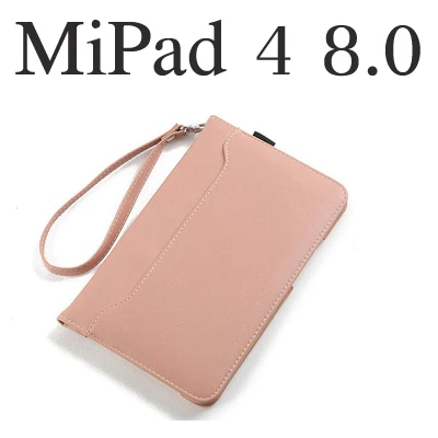 Для Xiaomi Mi Pad 4 Plus 10," Tabelt чехол роскошный бизнес флип кожаный смарт-чехол с подставкой для Xiaomi Mi Pad 4 8,0 дюймов - Цвет: MiPad 4 8.0Pink