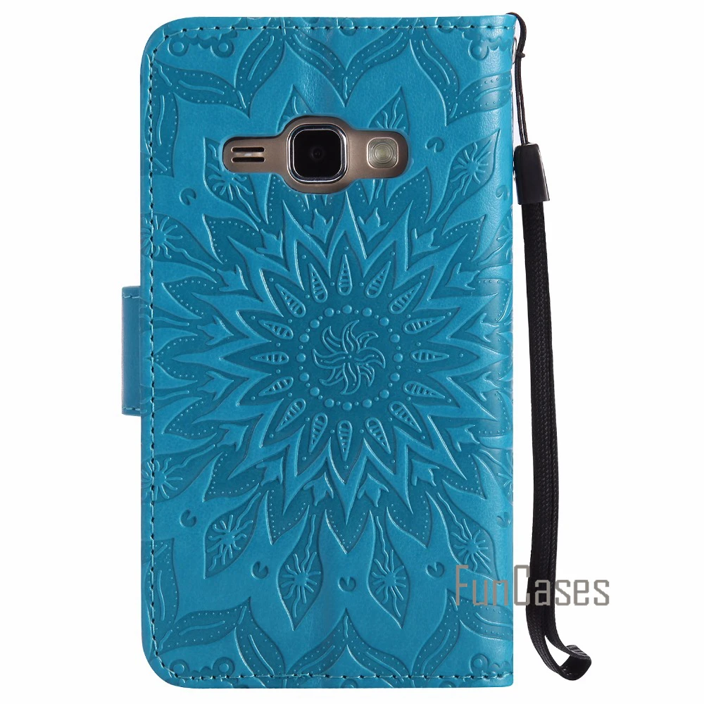 Рельефный чехол на магнитном замке coque samsung Galaxy J1 2016 fundas крышка J120 J120F + с