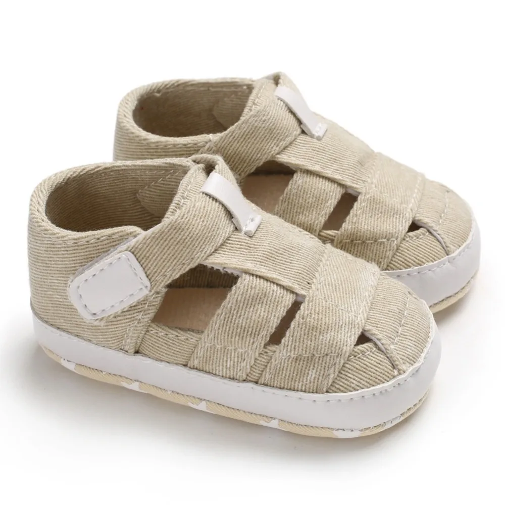 

Summer Baby Boy Breathable Anti-Slip Hollow Design Shoes Sandals Toddler Soft Soled 0-18M