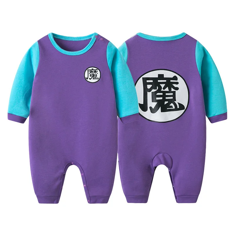 100% хлопковый Цельный Детский комбинезон с длинными рукавами рисунком дракона