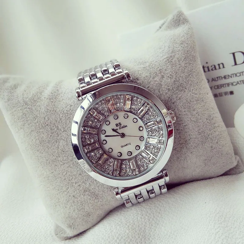 Женские наручные часы с австрийскими бриллиантами стразы розовое золото ЖЕНСКИЕ