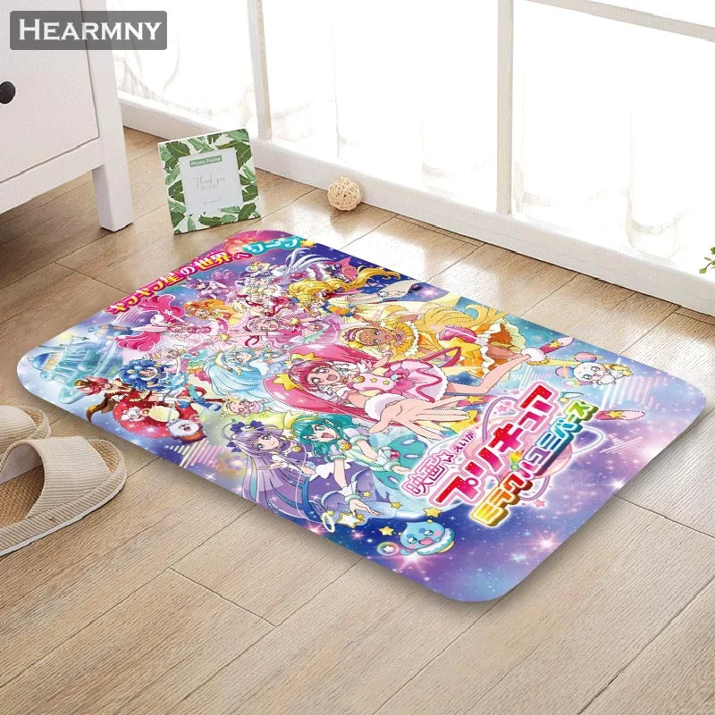 Maho Girls Precure! Коврик для двери, напольный коврик для дома, креативный коврик, супер мягкий Впитывающий Коврик для ванной комнаты, входная дверь, 40X60 см, 50x80 см - Цвет: 11