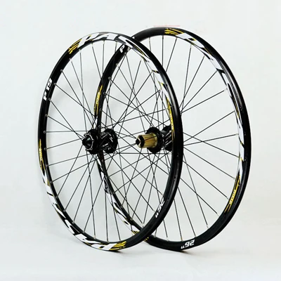 29 black hub golden Колеса для горного велосипеда PASAK 26 27,5 29 дюймовые велосипедные колеса большая ступица 6 когтей DH AM колеса 15 мм 20 мм 12 мм 9 мм через ось колеса обода - Цвет: 29 black hub golden