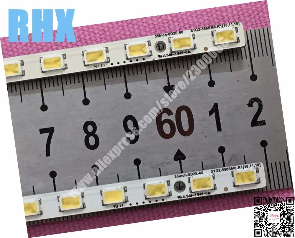 6 шт./лот для Sony KDL 55HX750 LCD подсветка полоса LJ 64 02875A 02876A S1G2 550SM0 R1 1 шт. = 60 светодиодов 619