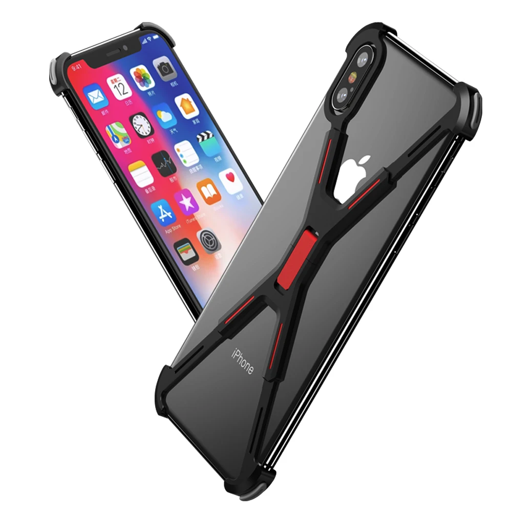 Роскошный X образный металлический чехол для телефона для iphone XS X XR XS MAX задняя крышка для iphone XS Max XS противоударный чехол-бампер