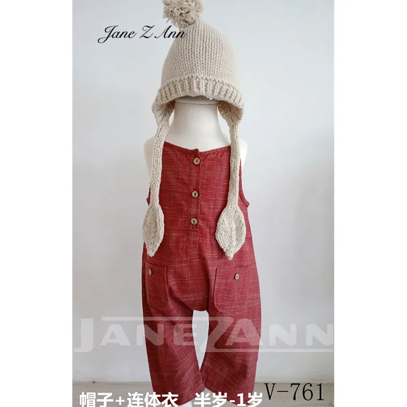 Jane Z Ann/детская одежда для фотосъемки; костюм для малышей от 6 месяцев до 1 года; студийная одежда принцессы с изображением кролика и кота